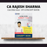 CA/CMA Inter DT | Handwritten Concept Book | by CA Rajesh Sharma | For Dec 25 & Jan 26 Exams